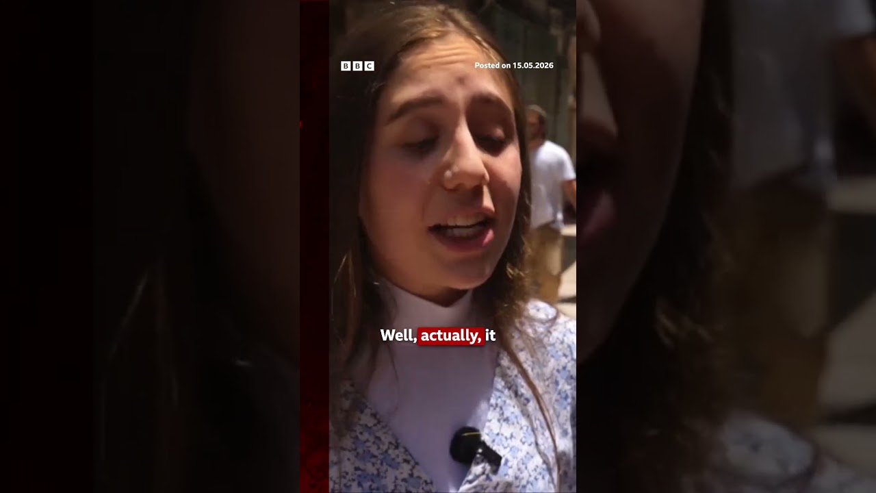 BBC on the ground during march through Jerusalem's Old City. #BBCNews