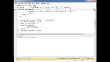 SQL Triggers - Implementing Constraints
