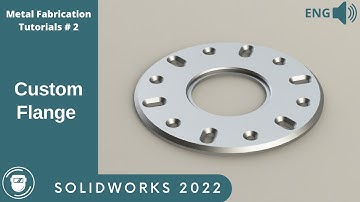 SOLIDWORKS 2022 Sheet Metal Tutorial #2 // BASE TAB // HOLE WIZARD
