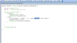 AA Node Service Returning Binary Data