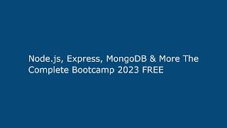 Celebrity Node.js, Express, MongoDB & More The Complete Bootcamp 2023 FREE Net Worth