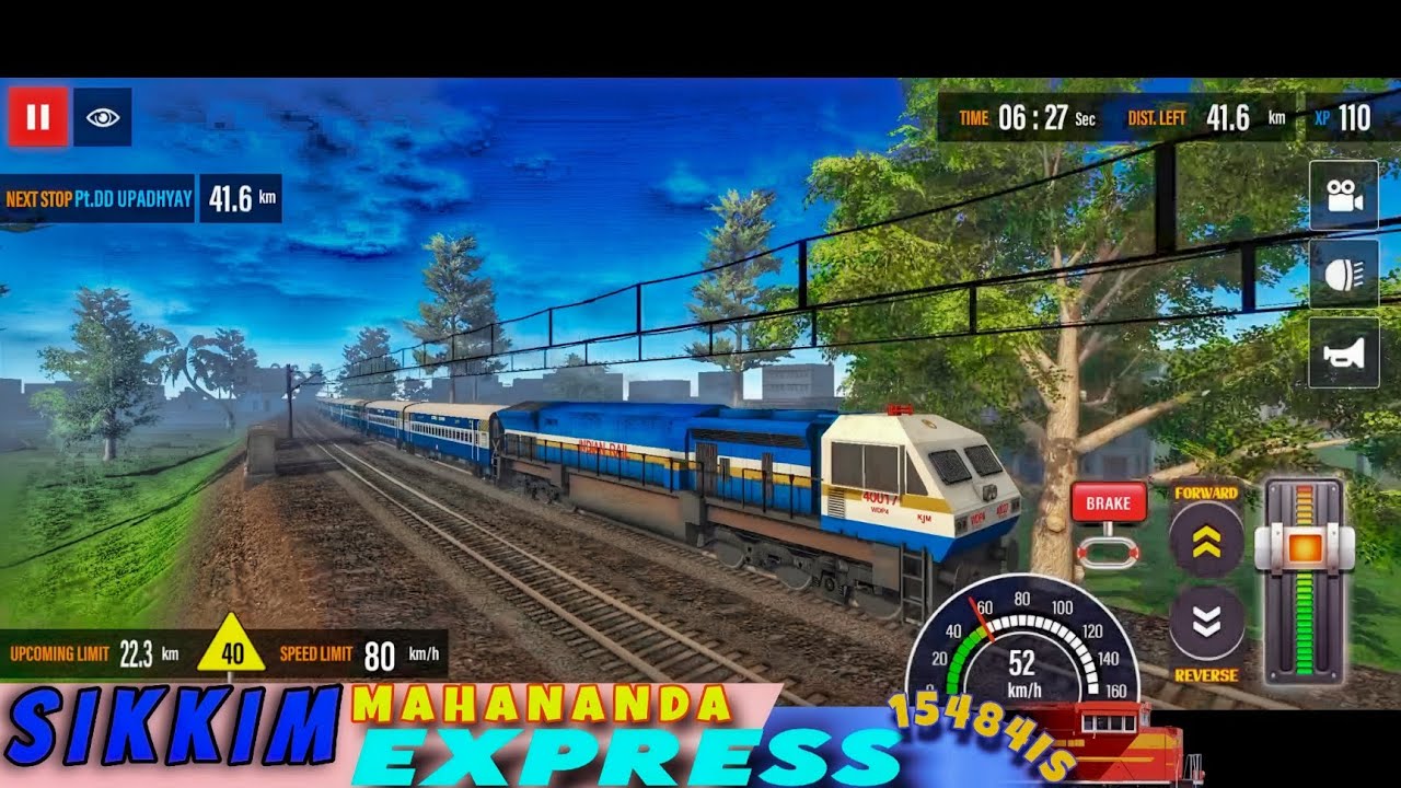 SIKKIM MAHANANDA EXPRESS  15484🚄🚄🚆🚂 || Gaming World 001 || 