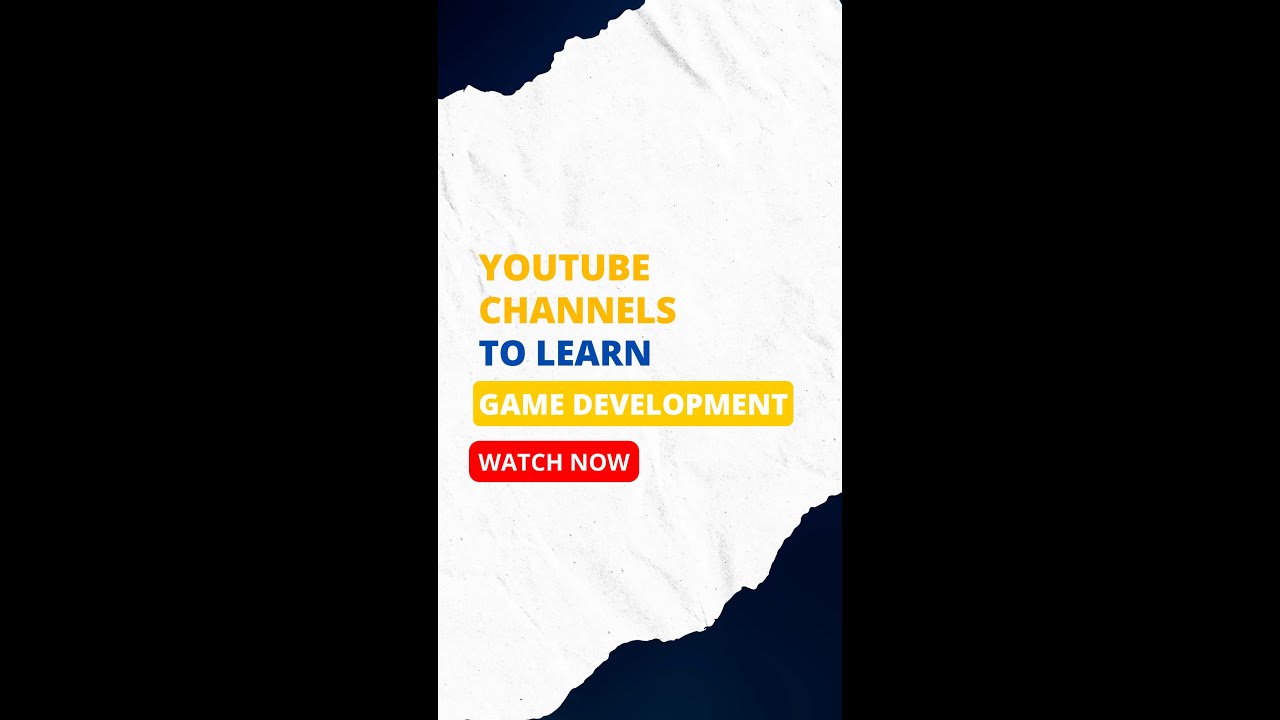 Game development learning YouTube channels