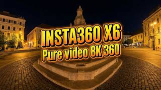 Insta360 X6 PURE VIDEO MODE 8K 360 - Hungary, Pécs