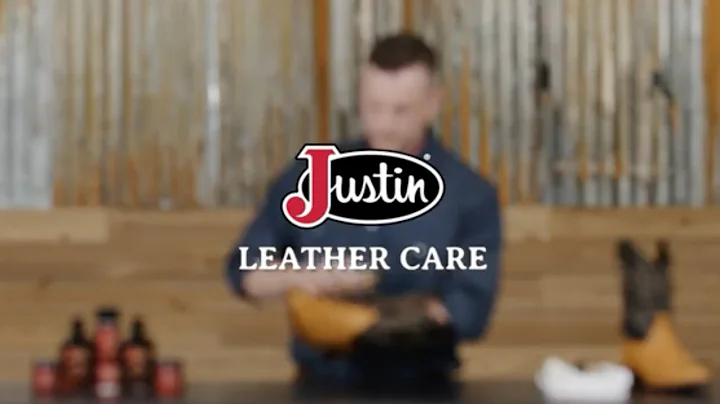 Justin Boots Presents Cowboy Boot Care - How to Clean and Condition Your Cowboy Boots