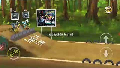 MAD SKILLS BMX 2 Gameplay😈👿 Walkthrough Part 1 - Forest Tracks (iOS Android)