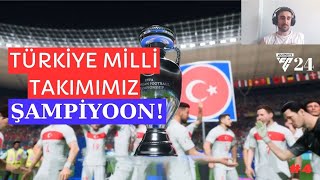 ŞAMPİYON TÜRKİYE BİZİM ÇOCUKLAR KUPAYI ALDI | FC 24 EURO 2024 (4.Bölüm) #fc24 #euro2024 #gameplay
