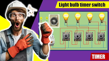 Light bulb timer switch wiring diagram | timer switch