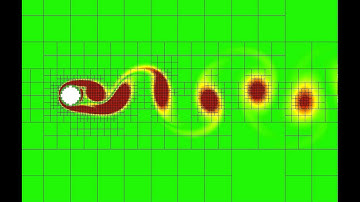 flow simulation with adaptive mesh refinement