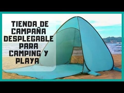 ️ Tienda de campaña desplegable para Camping y Playa por menos de 25€ ️ WolfWise UPF 50+