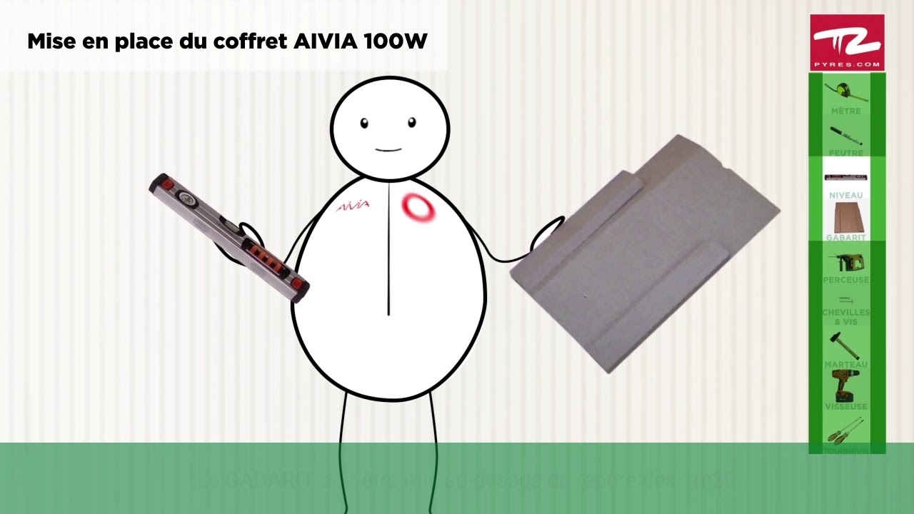 Guide Installation boitier pour défibrillateur AIVIA 100 W