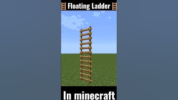 🪜Floating Ladder🪜 In minecraft#shorts #minecraft #ladder