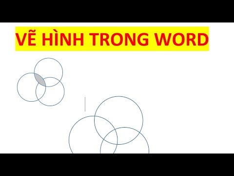 Cách Đổ Màu Trong Word - Hướng dẫn vẽ hình tập hợp có tô màu trong word nhanh