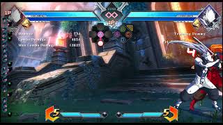 [BBTAG] Hakumen - Meterless corner route w/o renka, really hard and impractical