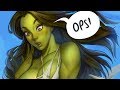 She-Hulk transformation fiery voice