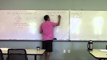 Section 6.2 (Blitzer Introductory Algebra 6th Ed) - Factoring Trinomials with Lead Coefficient of 1