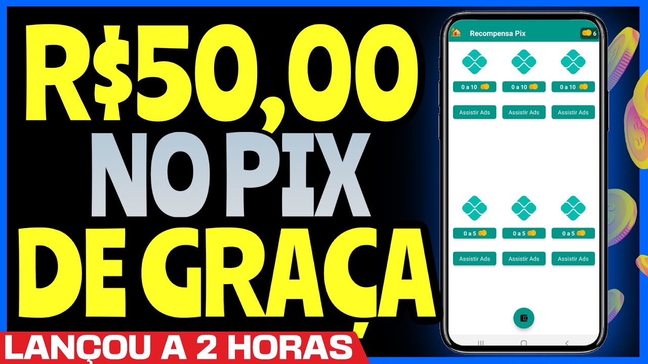 😱LANÇOU A 2 HORAS! NOVO APP PAGA PIX ILIMITADOS e 100% de GRAÇA – Saque Em 16 Minutos