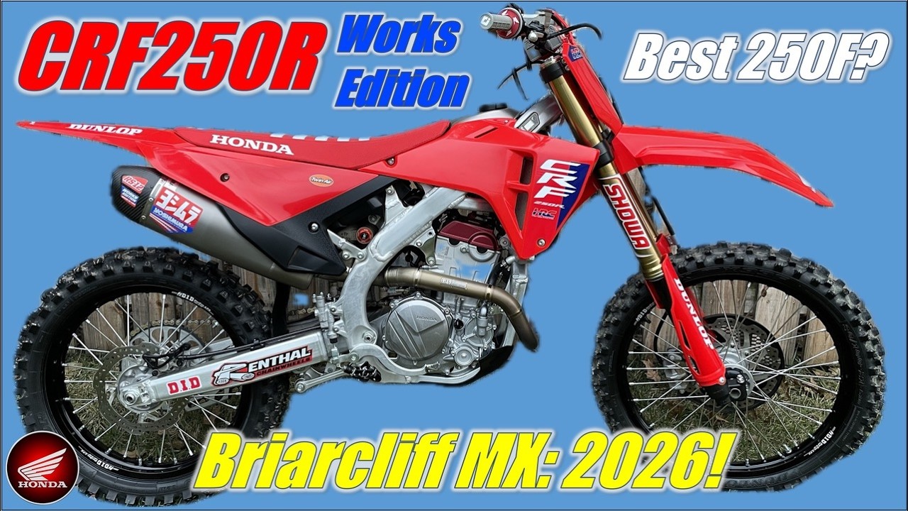 First Ride on 2025 Honda CRF250R Works Edition on new 2026