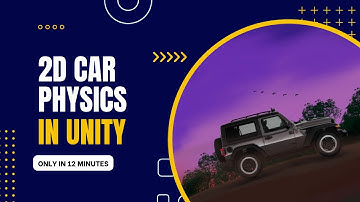 How to make 2D car in unity || Tutorial