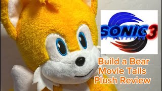 Sonic Movie 3, Build a Bear Movie Tails Plush Review