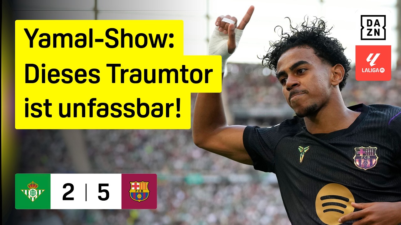 Lamine zaubert und provoziert: Real Betis - FC Barcelona | 9. Spieltag | LALIGA | DAZN Highlights
