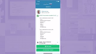 Access Your Vaccination & Testing Credentials in MyChart (For Mobile) screenshot 4
