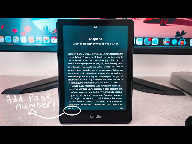How to Get Page Numbers on Kindle