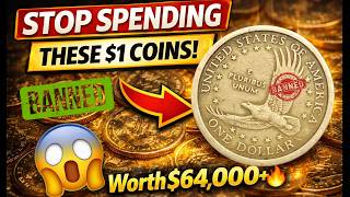 Stop Spending These $1 Coins! 5 Rare Gold Dollar Coins Worth $64,000+