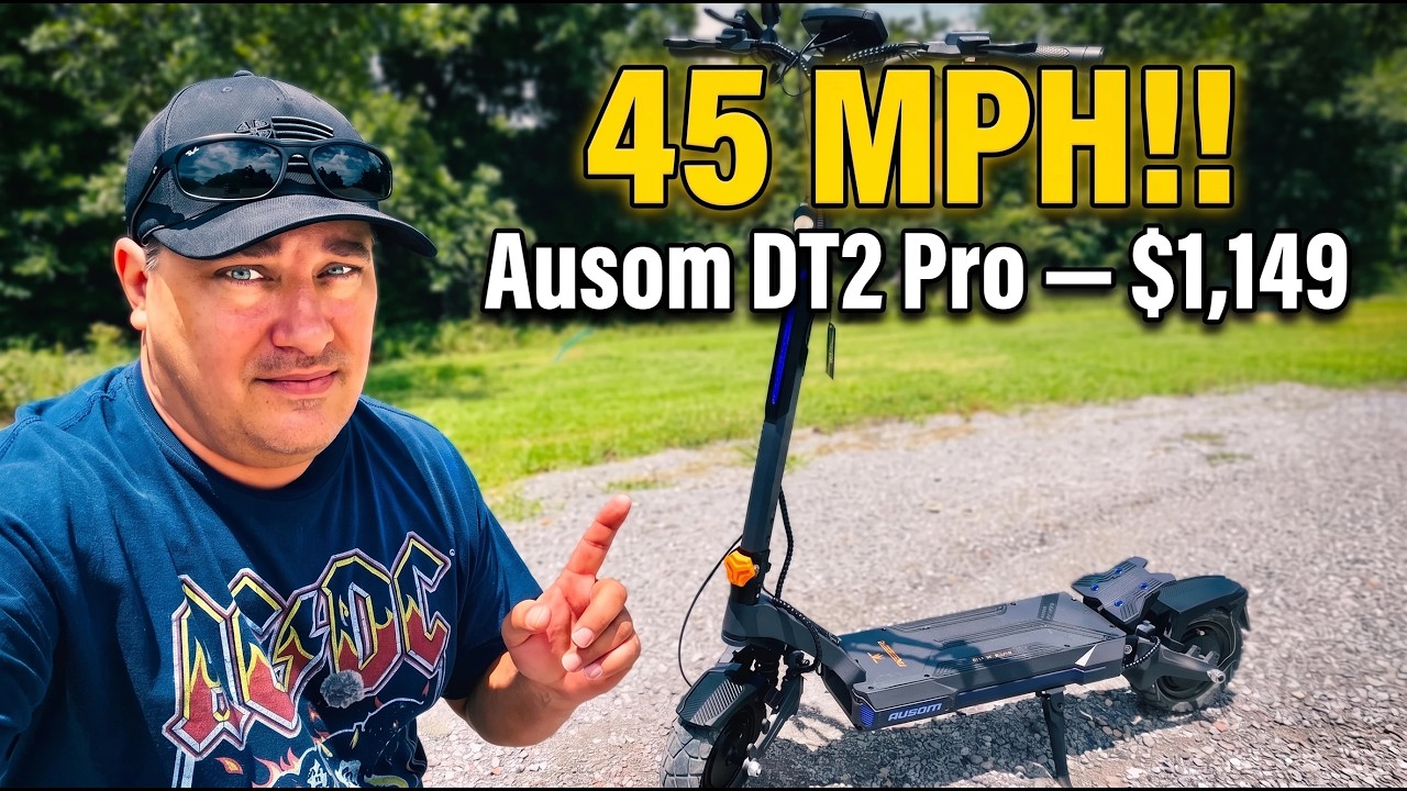 I Hit 45MPH on This $1,149 Scooter — Ausom DT2 Pro Review