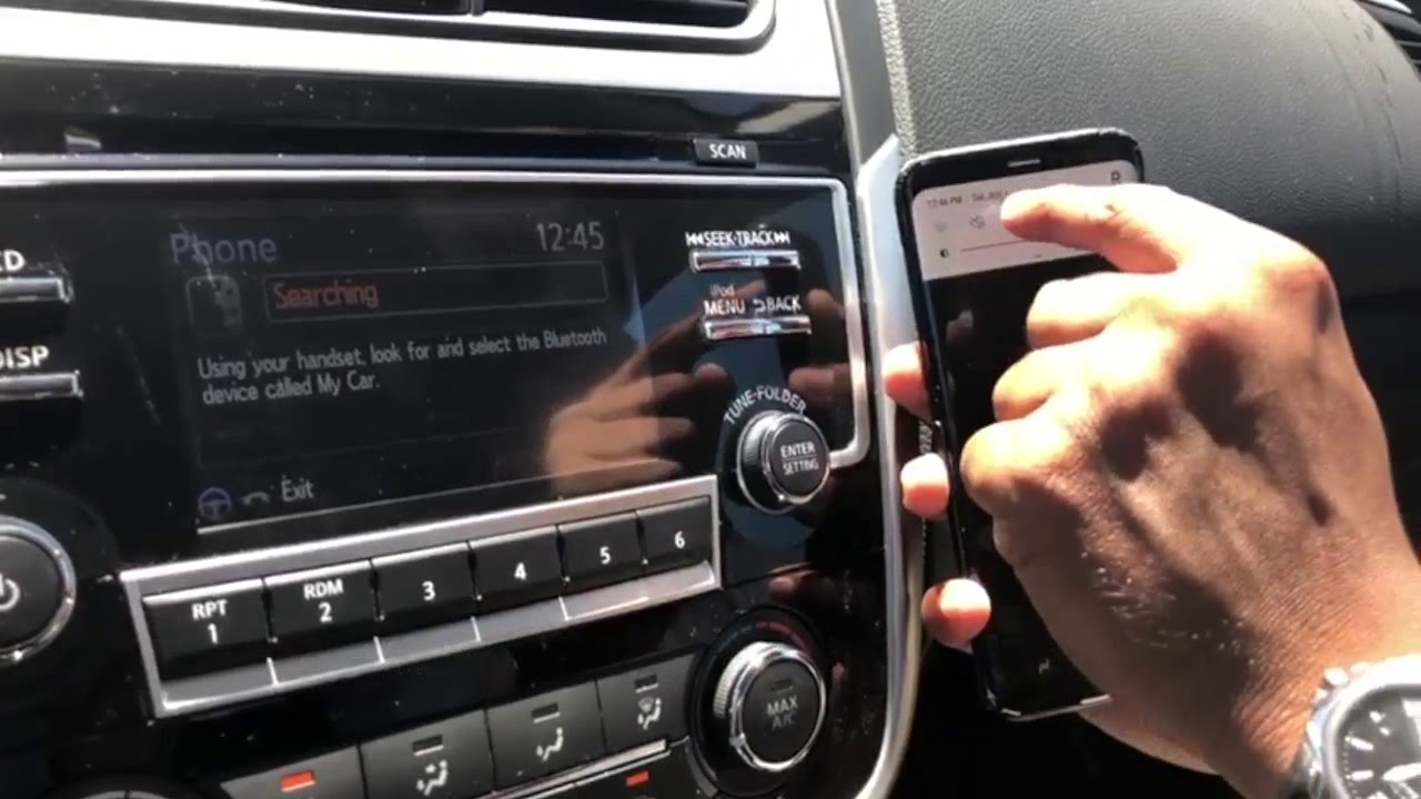 How to Connect Bluetooth to 2018 Nissan Altima YouTube