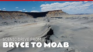Jaw-Dropping Views: Driving from Bryce to Moab, Utah - 4K