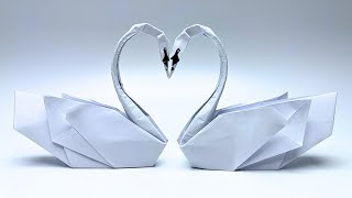 Origami Swan | How to Make an Origami Swan Easy | Paper Swan Folding Step by Step | DIY Origami