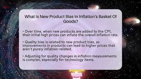 What Is New Product Bias In Inflation
