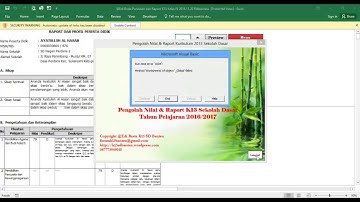 Tutorial Aplikasi Raport K13 SD Propinsi Banten