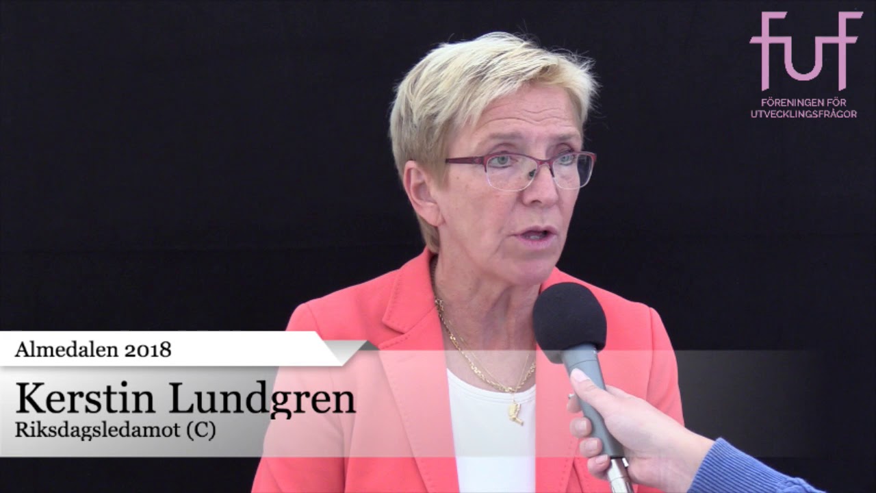 Almedalen 2018 - Kerstin Lundgren (Centerpartiet)