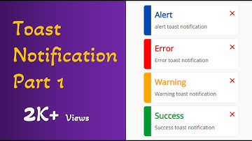 Toast Notification Part 1 - Codenuts