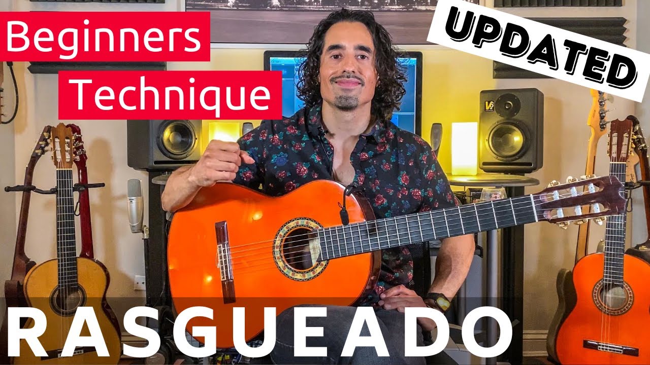 Как играть RASGUEADO | Урок игры на гитаре фламенко в три пальца (ОБНОВЛЕНО)