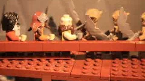 Lego Hobbit | Goblin Chase | Clip 2
