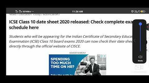ICSE Class 10 date sheet 2020 released: Check complete exam schedule here