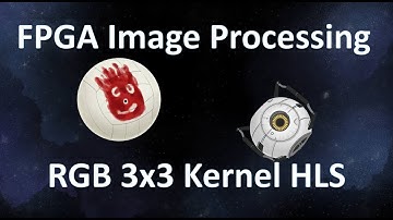 FPGA Image Processing RGB 3x3 Kernel HLS