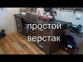 Верстак в гараж своими руками и процесс изготовления