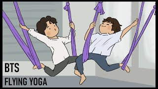 BTS Animation  Flying Yoga!