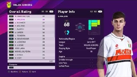 PES 2020 Master League RTG youth team Milan ep 3