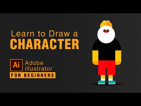 Learn How to Draw Character in Adobe illustrator | Digital Vector Art Work | illustrator Tutorial |