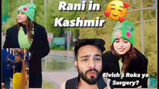 Manisha Rani Enjoying Vacation In Kashmir - Elvish Quits Youtube For Roka Or Surgery?