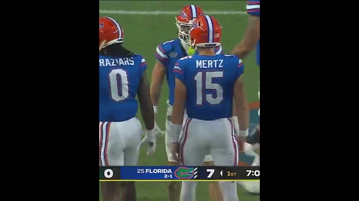 Rigged College Football Florida Gators WR Ricky Pearsall One Handed Magnetic Stick Em Gloves Catch