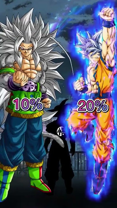 Goku Ssj 5 vs Goku mui |  #ssj5 #mui