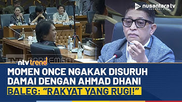 Kisruh Royalti, Baleg DPR Minta Once Damai sama Ahmad Dhani saat Rapat RUU Hak Cipta | NTV