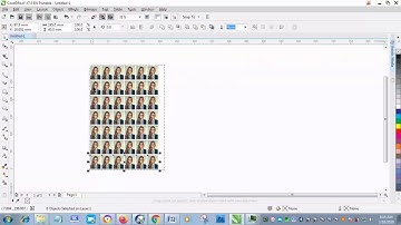 Cara Cepat Atur Jarak Pasfoto di CorelDraw