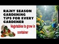 Roof garden blog | Rainy Season vegetables Plants to grow in pot | Monsoon garden care| #blog